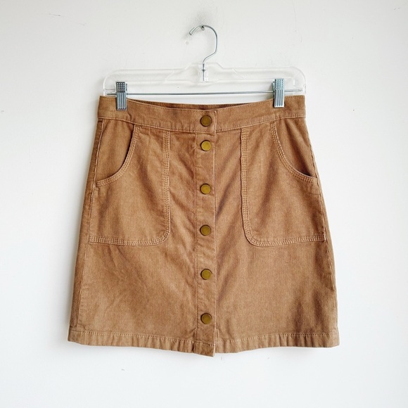 TORY BURCH Lucitano Corduroy Mini Skirt Size 2 - Picture 1 of 5